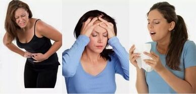 Symptoms of parasites in the human body